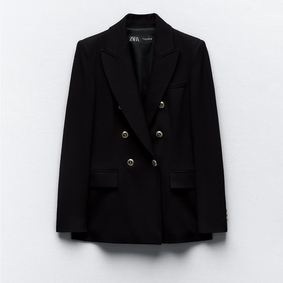 ZARA black tailored blazer - Picture 3 of 4